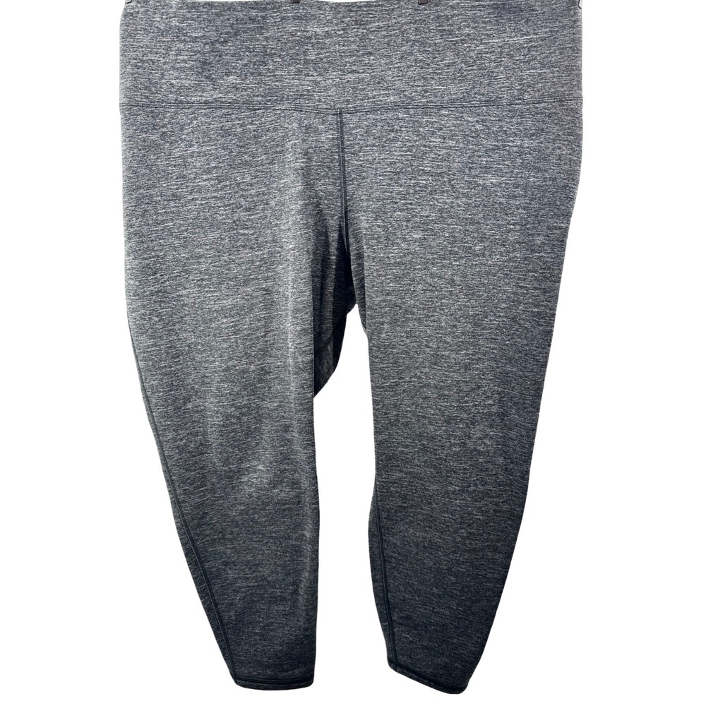 Athleta Altitude Polartec Power Stretch Leggings 3X Gray Fleece Lined Thermal